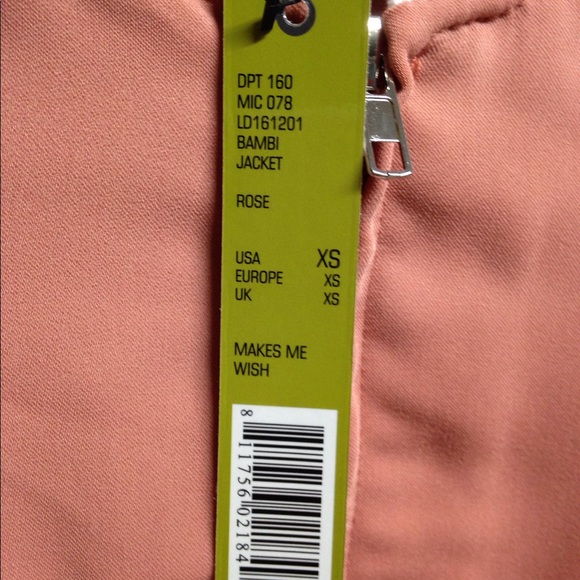 NWT GIANNI BINI BOMBER JACKET FLORAL EMBROIDERY XS - Picture 8 of 8